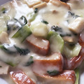 ☆mew☆'s cooksnap of when they made チンゲン菜とさつま揚げのミルク炒め.