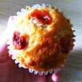 あんでゅ's cooksnap of when they made さくらんぼハニーのマフィン.