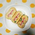 akokuma♪'s cooksnap of when they made カニカマ、ネギ入りだし巻き卵焼き.