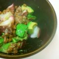 Jaye's cooksnap of when they made アボカドとタコの醤油麹納豆和え.