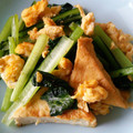 路地裏の子猫's cooksnap of when they made 小松菜と厚揚げの中華風炒め.