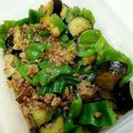 まんまるぺん's cooksnap of when they made ナス・ピーマン・ひき肉の簡単甘みそ炒め物.