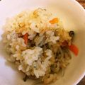 忘れ物チャンピオン's cooksnap of when they made ちりめんじゃこの炊き込みごはん.