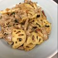 魔法真帆's cooksnap of when they made 梅と大葉のシャキシャキ蓮根炒め煮.