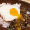 yca448's cooksnap of when they made ガパオ風♡ひき肉と春雨のバジル炒めご飯.