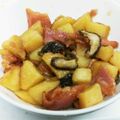めざましだんご's cooksnap of when they made 簡単☆じゃがいもとベーコンの甘辛炒め.