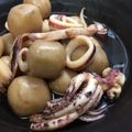 クックVI6LOP☆'s cooksnap of when they made イカと里芋の煮物.