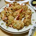 puniＫ's cooksnap of when they made クリスピー♬コロッケ風えびフライ.
