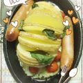 ラミパス2000's cooksnap of when they made スキレットでハッセルバッグポテト.