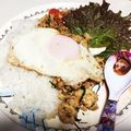 MiKi＊T's cooksnap of when they made ガパオライス（鶏肉のバジル炒め）.