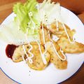 taketakeko's cooksnap of when they made 鶏笹身のチキンナゲット風♪.