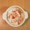 シナモシナモ's cooksnap of when they made 離乳食レンジでトマトとツナのパン粥.