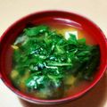 クック漣ちゃん's cooksnap of when they made モロヘイヤ味噌汁.