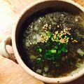 kaokaofood's cooksnap of when they made ✿うまうまっヘルシーもずくのスープ✿.
