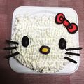 mogmogr's cooksnap of when they made 超簡単 炊飯器 キティーケーキ.
