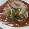 KUMI KUMI's cooksnap of when they made はなびし草のお気に入りのあんかけパスタ.