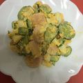クックPT05YQ☆'s cooksnap of when they made きゅうりと魚肉ソーセージのサラダ☆.
