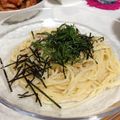 o^o^oayuayu's cooksnap of when they made 麺つゆ明太子パスタ.