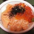 ひろまる。's cooksnap of when they made マグロ＆サーモンの漬け❤海鮮丼♪.