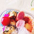 ゆーこリン♡'s cooksnap of when they made 若菜・わかめ入りしっとり厚焼き卵.
