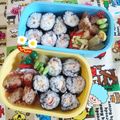 omamioo's cooksnap of when they made 子どもが喜ぶ♡ハムとチーズの海苔巻き.