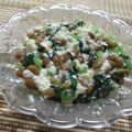 miyuki12's cooksnap of when they made 豆腐と納豆の青菜あえ.