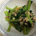 ぷれましい's cooksnap of when they made 小松菜とツナの炒め物.