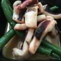 美絵さん's cooksnap of when they made いんげんとたこdeガーリック醤油炒め.