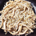 kooko7's cooksnap of when they made 法蓮草と京揚げの雑魚炒め.