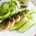 kebeibiko's cooksnap of when they made 鶏ハム【青海苔ジュレ×黒七味】.