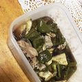 R8ちゃん's cooksnap of when they made 茄子とピーマンとベーコンのお浸し.