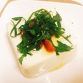 クックRYFSSS☆'s cooksnap of when they made ♡お豆腐に、梅と大葉とごま油♡.
