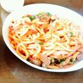ゴンケ's cooksnap of when they made うどんアレンジ★かんたんナポリタン.
