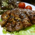 黒茶にゃんこ's cooksnap of when they made 超簡単！ グローブ トンテキ！.
