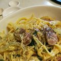 ももじろす's cooksnap of when they made フライパンで！簡単カルボナーラ風w.