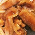 min＊＊'s cooksnap of when they made 豚こまの生姜焼き ポン酢入り.