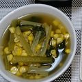 みゆwaco 's cooksnap of when they made -あっさり旨っღ小松菜コーンスープ-.