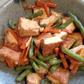 ひま☆まま's cooksnap of when they made 厚揚げといんげん豆炒め.