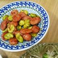 かよまる♪'s cooksnap of when they made そら豆とウインナーの炒め物.