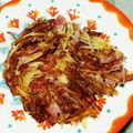 まおなや's cooksnap of when they made ベーコン入り　じゃがいものガレット.