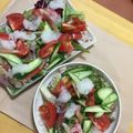 クック7955YZ☆'s cooksnap of when they made 夏野菜☆冷しゃぶサラダ☆.