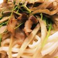 甘党類's cooksnap of when they made 麺つゆバターで簡単旨！豚ごぼう素麺.