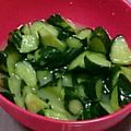 ハッピースマイル73's cooksnap of when they made 辛くない‼キュウリの塩麹ワサビ漬け☆.