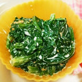 emily1022's cooksnap of when they made ダシダで♪ほうれん草のマヨ和え☆.