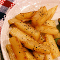 あずめし's cooksnap of when they made 長芋と大根のバター醤油炒め.