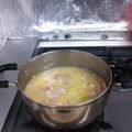 Nana983's cooksnap of when they made 春キャベツと玉ねぎの酒粕スープ♪.