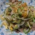 ゆりぼぉ's cooksnap of when they made 簡単おいし～♪豚肉とゴーヤーの炒めもの.