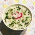 なつき☆ミ's cooksnap of when they made 大根葉でまぜまぜご飯♪.