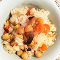 Faiza's cooksnap of when they made 炊飯器で中華風おこわ　ヒヨコマメ入り.
