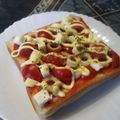 ジョングレ's cooksnap of when they made トマトと竹輪のスイチリチーズトースト.